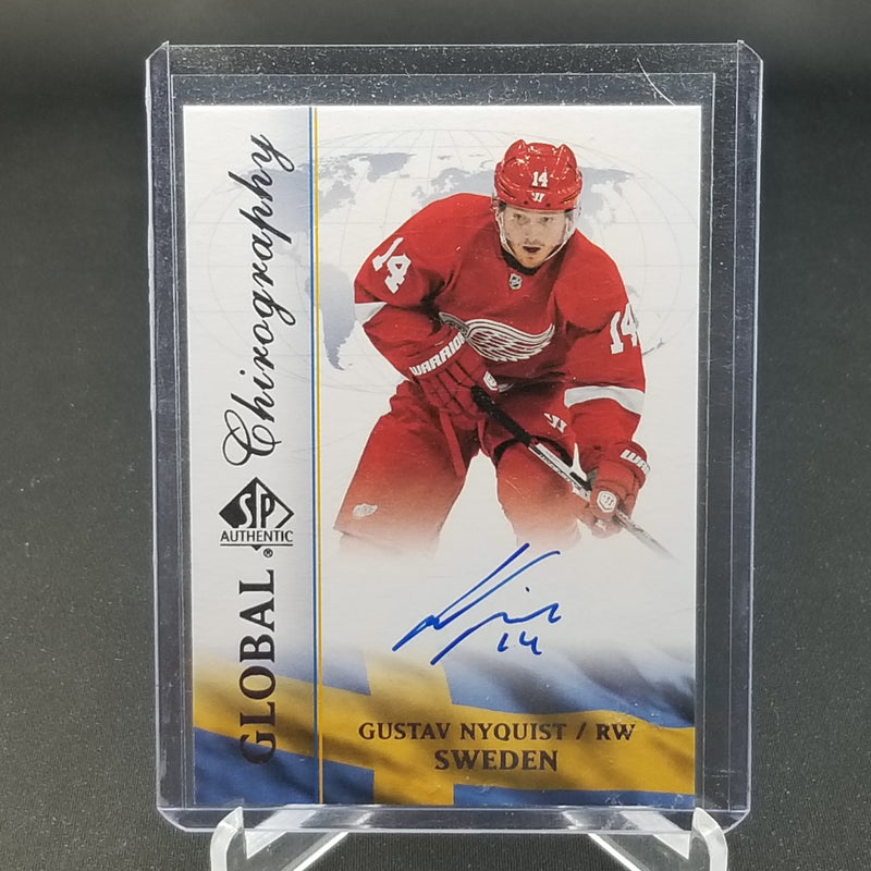 2015 UPPER DECK SP AUTHENTIC - GLOBAL CHIROGRAPHY - G. NYQUIST -