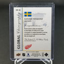 2015 UPPER DECK SP AUTHENTIC - GLOBAL CHIROGRAPHY - G. NYQUIST -