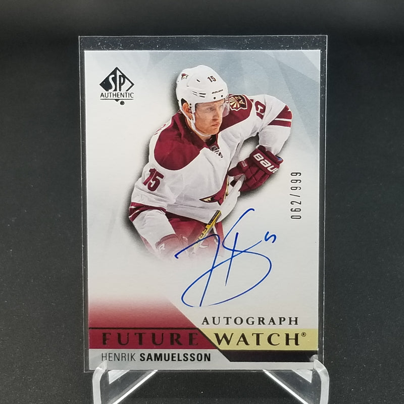 2015 UPPER DECK SP AUTHENTIC - FUTURE WATCH AUTO - H. SAMUELSSON - #231 - #'D/999 - AUTOGRAPH - RC
