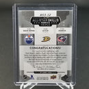 2015 UPPER DECK SP GAME USED - ALL STAR SKILLS FABRICS - R. NUGENT-HOPKINS / R. GETZLAF / R. JOHANSEN -