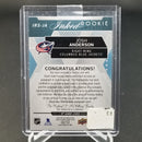 2015 UPPER DECK SP GAME USED - INKED ROOKIE SWEATERS - J. ANDERSON - #IRS-JA - #'D/149 - RELIC - AUTOGRAPH - RC