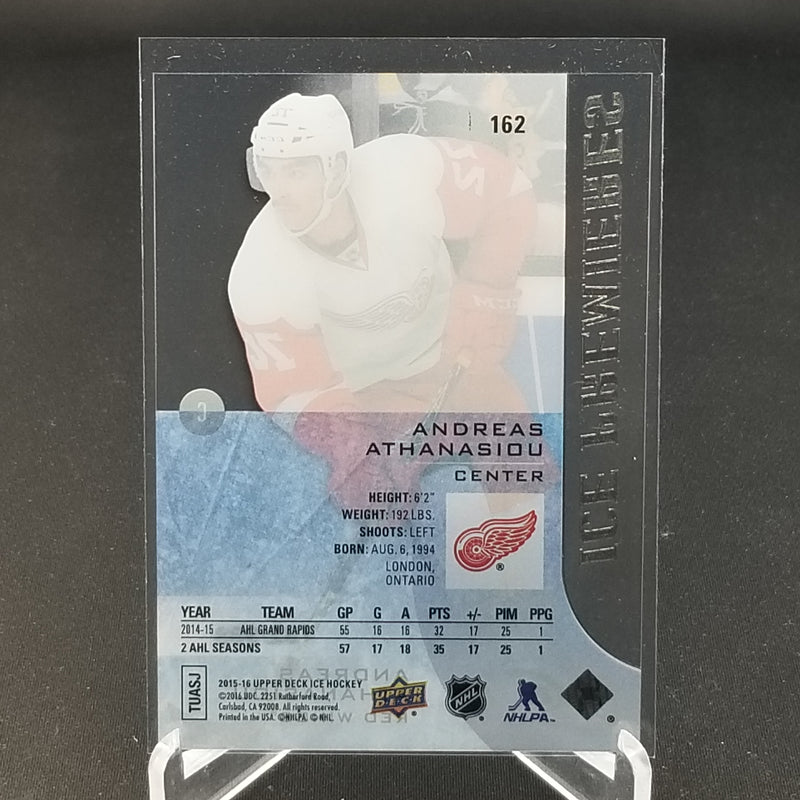 2015 UPPER DECK ICE - ICE PREMIERES - A. ATHANASIOU - #162 - #'D/999 - RC