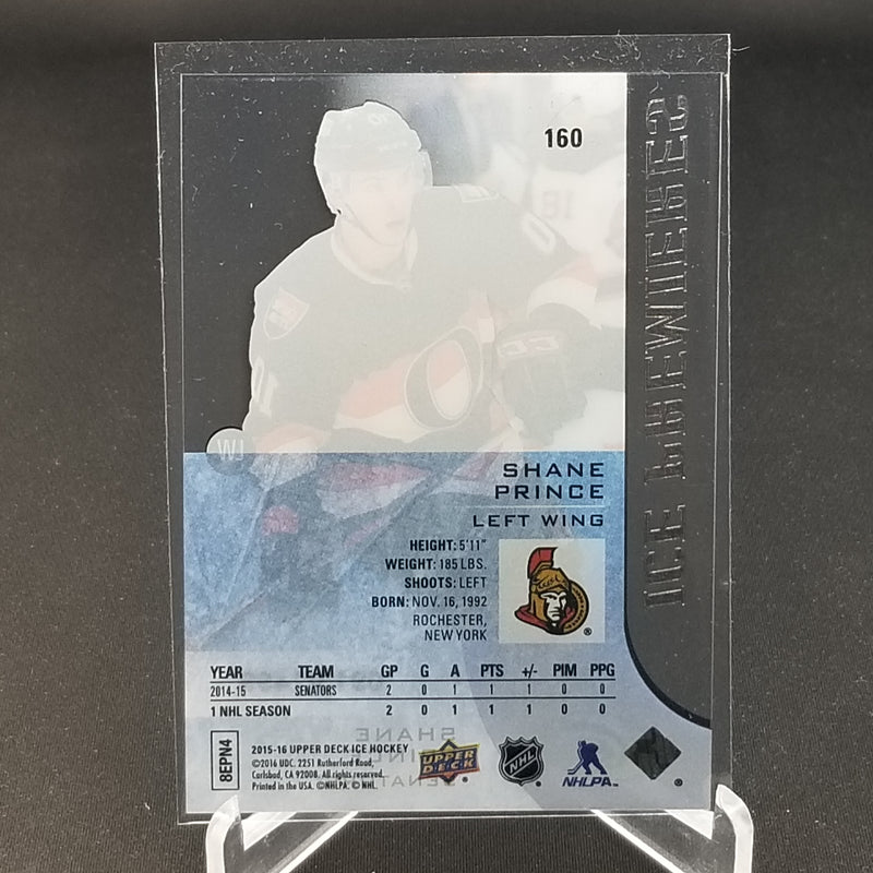 2015 UPPER DECK ICE - ICE PREMIERES - S. PRINCE - #160 - #'D/1499 - RC