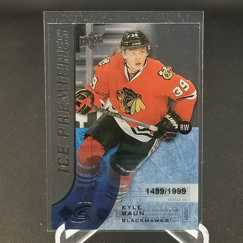 2015 UPPER DECK ICE - ICE PREMIERES - K. BAUN - #136 - #'D/1999 - RC