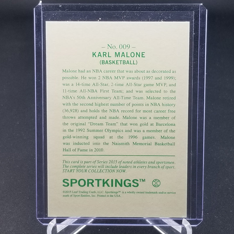 2015 LEAF SPORTKINGS - K. MALONE -