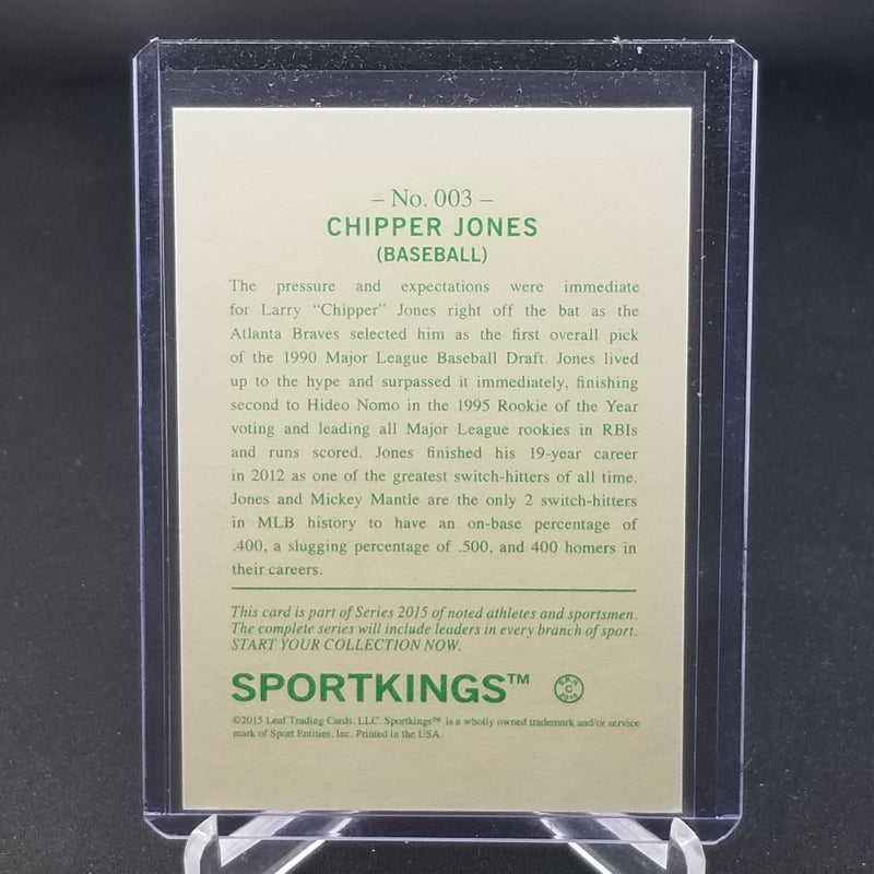 2015 LEAF SPORTKINGS - C. JONES -