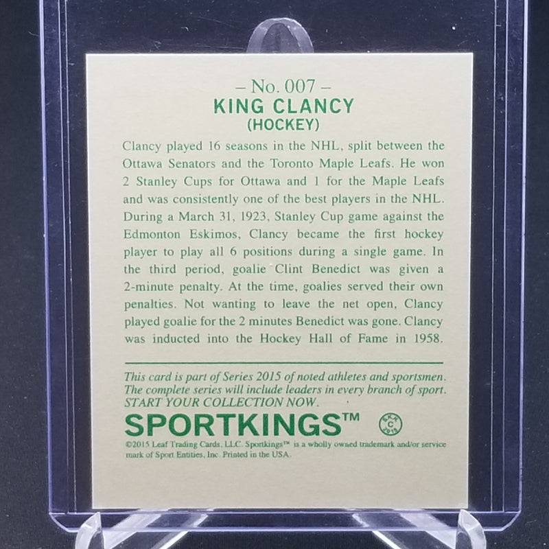 2015 LEAF SPORTKINGS - MINI - K. CLANCY -