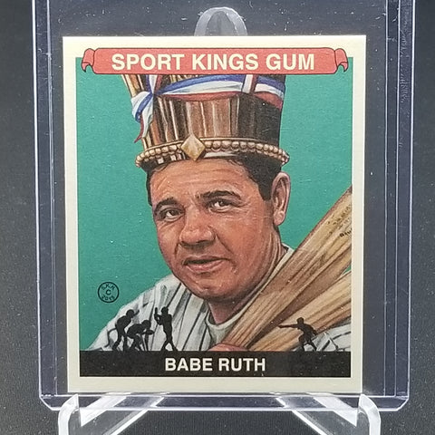 2015 LEAF SPORTKINGS - MINI GREEN - B. RUTH - #001