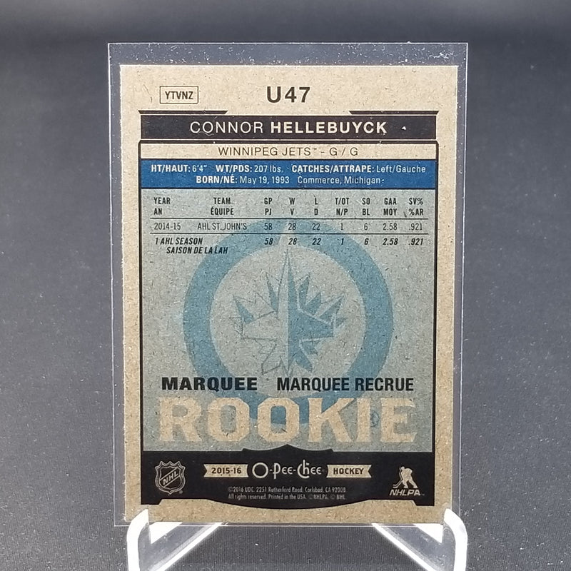 2015 UPPER DECK O-PEE-CHEE - RED - MARQUEE ROOKIE - C. HELLEBUYCK -