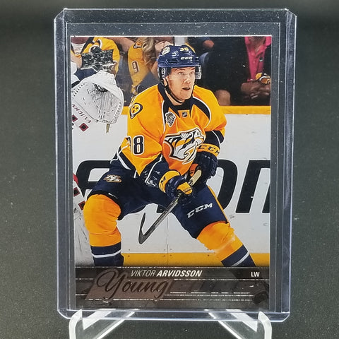 2015 UPPER DECK SERIES ONE - YOUNG GUNS - V. ARVIDSSON - #222 - RC