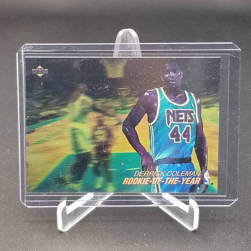 1991 UPPER DECK - ROOKIE OF THE YEAR HOLOGRAM - D. COLEMAN -