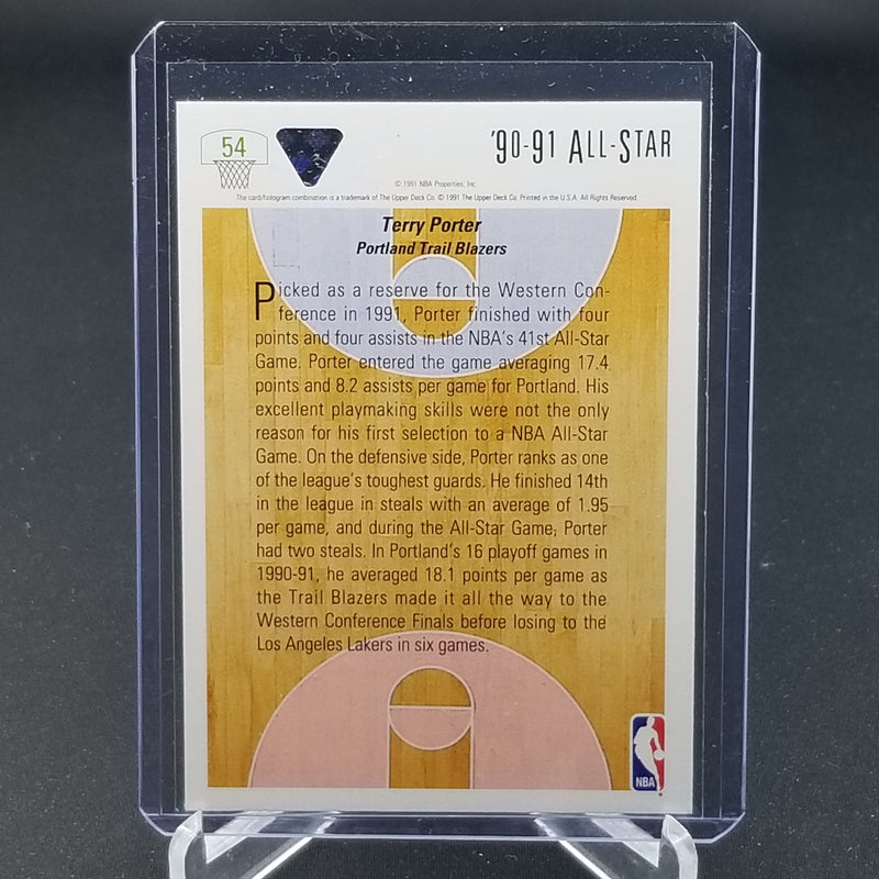 1991 UPPER DECK - WEST ALL-STAR - T. PORTER -