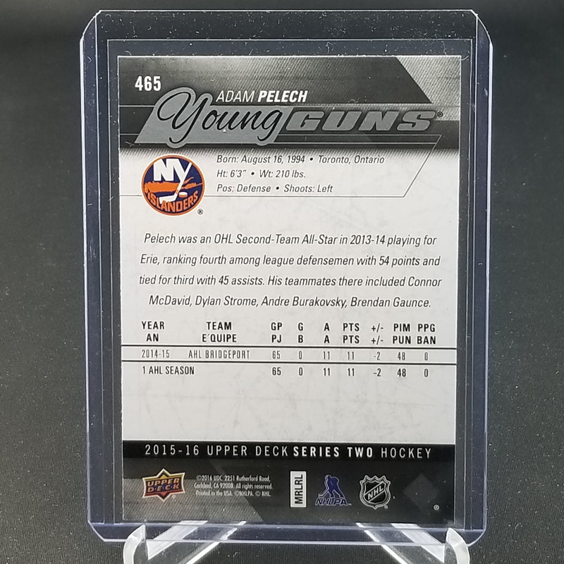 2015 UPPER DECK SERIES TWO - YOUNG GUNS - A. PELECH -
