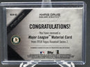2018 TOPPS SERIES TWO - MAJOR LEAGUE MATERIALS - K. DAVIS -