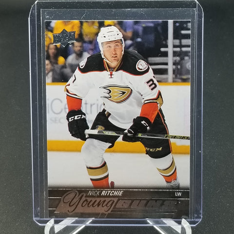 2015 UPPER DECK SERIES TWO - YOUNG GUNS - N. RITCHIE - #496 - RC