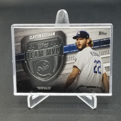 2018 TOPPS SERIES TWO - MVP MEDALLION - C. KERSHAW - #MVP-CK - RELIC