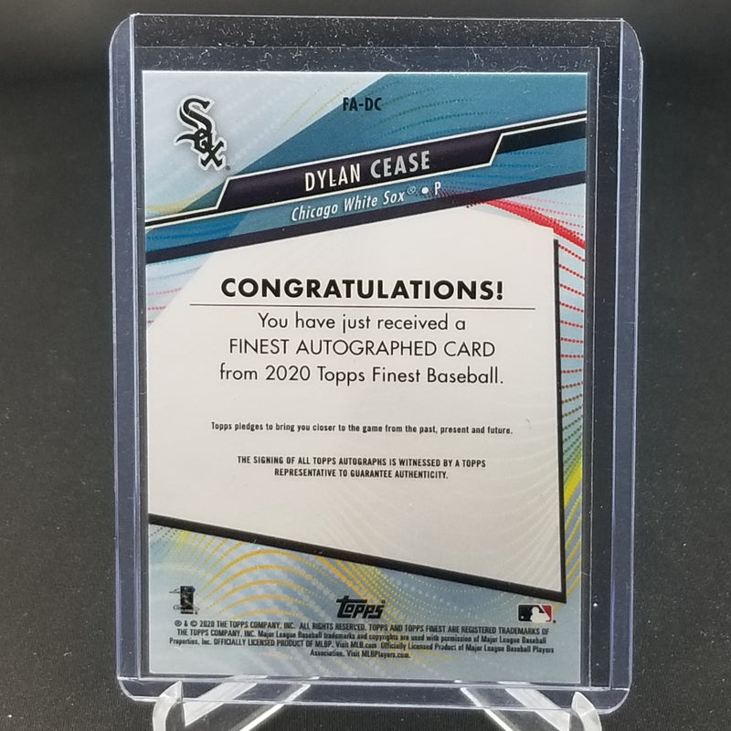 2020 TOPPS FINEST - EMERALD - D. CEASE - #FA-DC - #'D/99 - AUTOGRAPH - RC