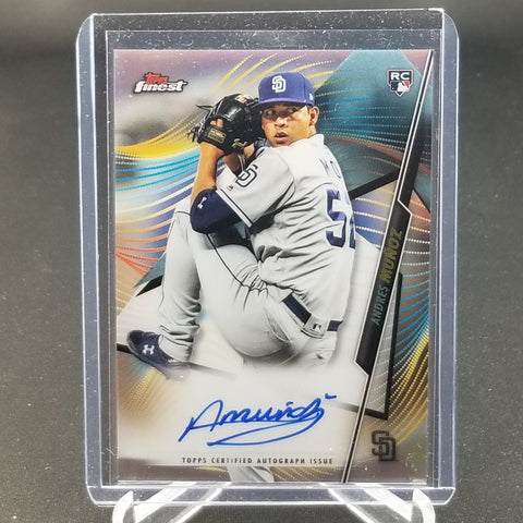 2020 TOPPS FINEST - A. MUNOZ - #FA-AMU - AUTOGRAPH - RC