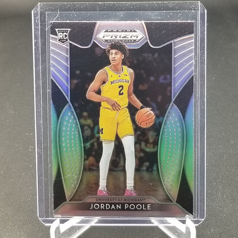 2019 PANINI PRIZM DRAFT PICKS - SILVER PRIZM - J. POOLE - #28 - RC