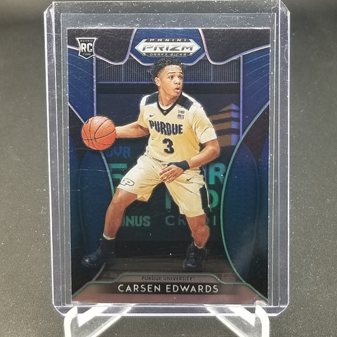 2019 PANINI PRIZM DRAFTPICKS - BLUE PRIZM - C. EDWARDS - #34 - RC