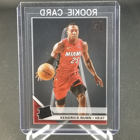 2019 PANINI CLEARLY DONRUSS - RATED ROOKIE - K. NUNN - #96 - RC