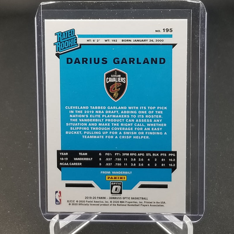 2019 PANINI DONRUSS OPTIC - RATED ROOKIE - D. GARLAND -