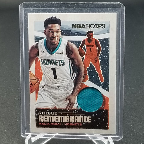 2019 PANINI HOOPS - WINTER HOLIDAY - ROOKIE REMEMBERANCE - M. MONK - #RR-MMK - RELIC - RC