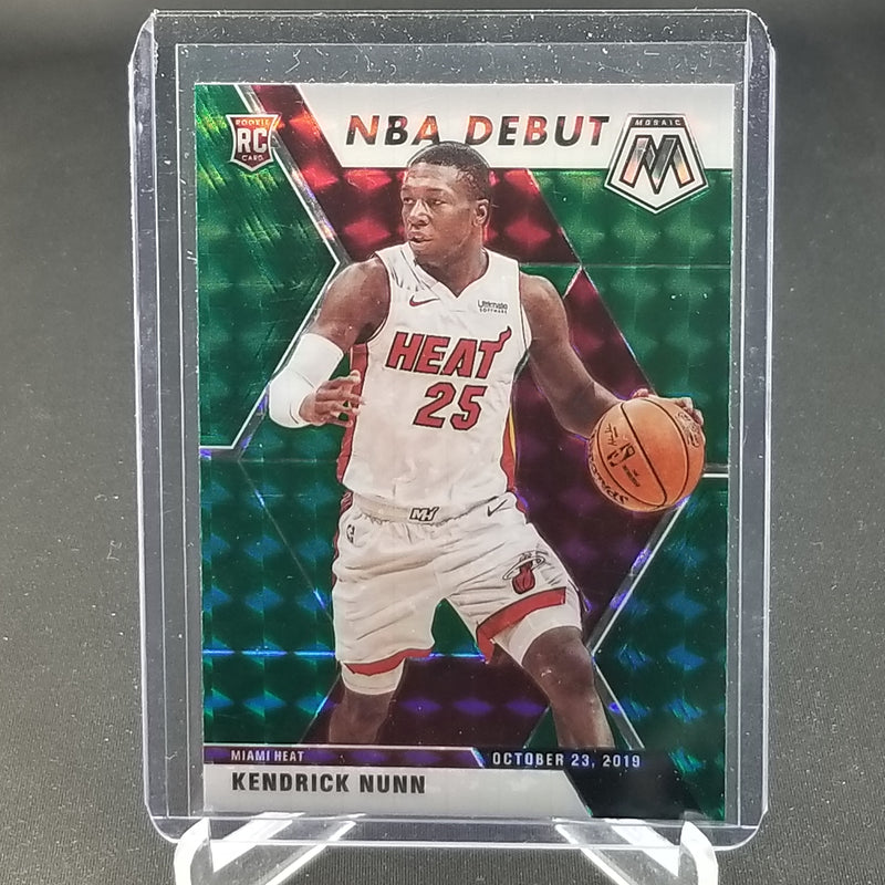 2019 PANINI MOSAIC - GREEN MOSAIC PRIZM - SELECT YOUR PLAYER