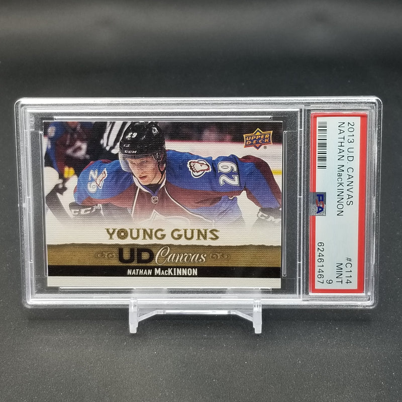 2013 UPPER DECK SERIES ONE - UD CANVAS - YOUNG GUNS - N. MACKINNON -