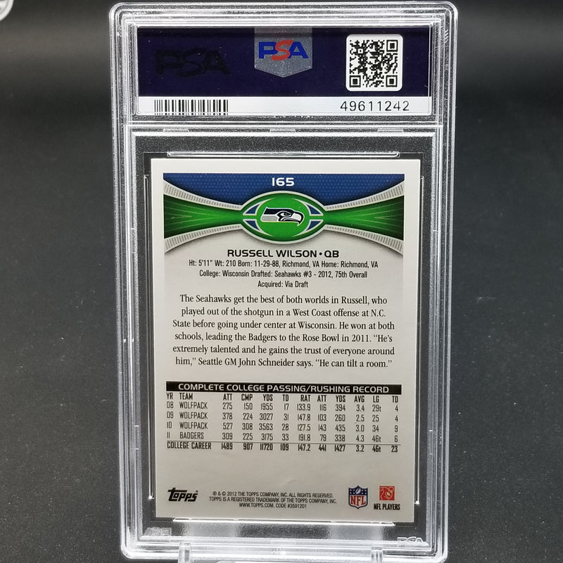 2012 TOPPS - R. WILSON - PASSING STANDS VISIBLE -