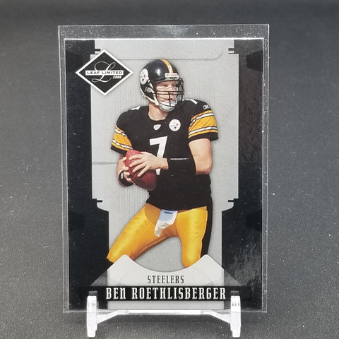 2008 LEAF LIMITED - STEELERS - B. ROETHISBERGER - #77