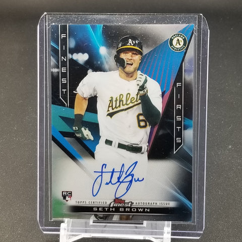 2020 TOPPS FINEST - FINEST FIRSTS - S. BROWN - #FFA-SB - AUTOGRAPH - RC