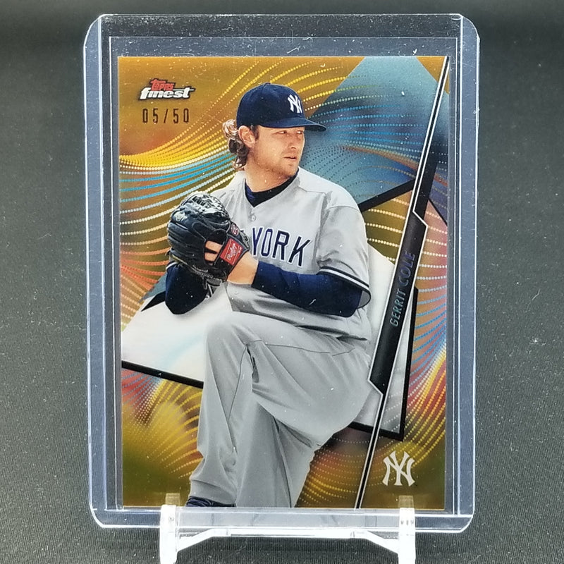 2020 TOPPS FINEST - GOLD REFRACTOR - G. COLE - #59 - #'D/50