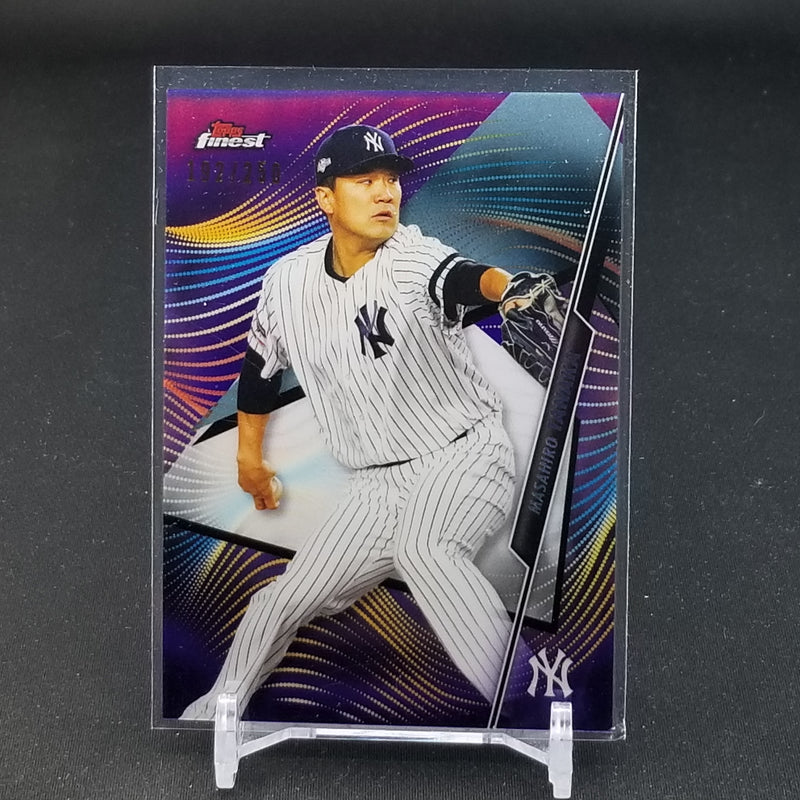 2020 TOPPS FINEST - PURPLE REFRACTOR - M. TANAKA - #91 - #'D/250