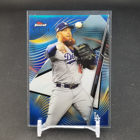 2020 TOPPS FINEST - BLUE REFRACTOR - J. TURNER - #81 - #'D/150
