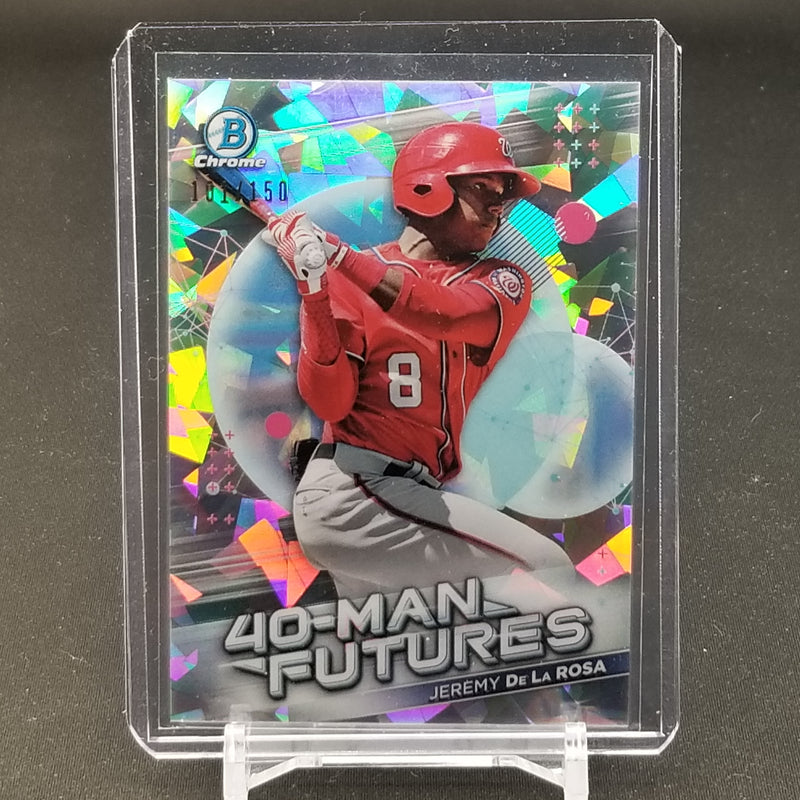 2021 TOPPS BOWMAN CHROME - 40-MAN FUTURES - J. De La ROSA - #FMF-21 - #'D/150