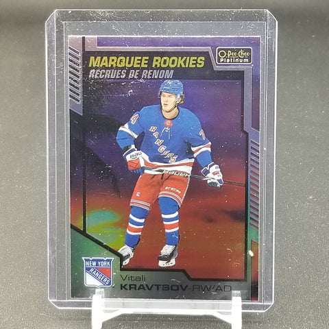 2020 UPPER DECK O-PEE-CHEE PLATINUM - SUNSET - MARQUEE ROOKIES - V. KRAVTSOV - #156 - RC