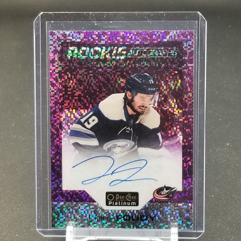 2020 UPPER DECK O-PEE-CHEE PLATINUM - VIOLET PIXELS - L. FOUDY - #R-LF - AUTOGRAPH - RC