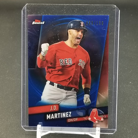2019 TOPPS FINEST - BLUE REFRACTOR - J. MARTINEZ - #20 - #'D/150
