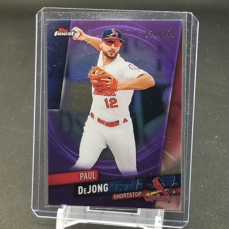 2019 TOPPS FINEST - PURPLE REFRACTOR - P. DEJONG - #19 - #'D/250