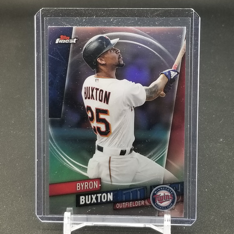2019 TOPPS FINEST - SILVER REFRACTOR - B. BUXTON -