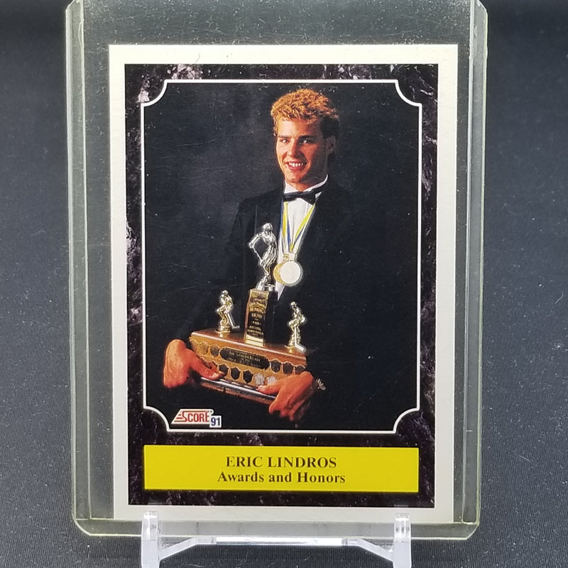 1991 SCORE - AWARDS AND HONOURS - E. LINDROS -