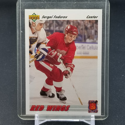 1991 UPPER DECK - RED WINGS - S. FEDOROV - #E9