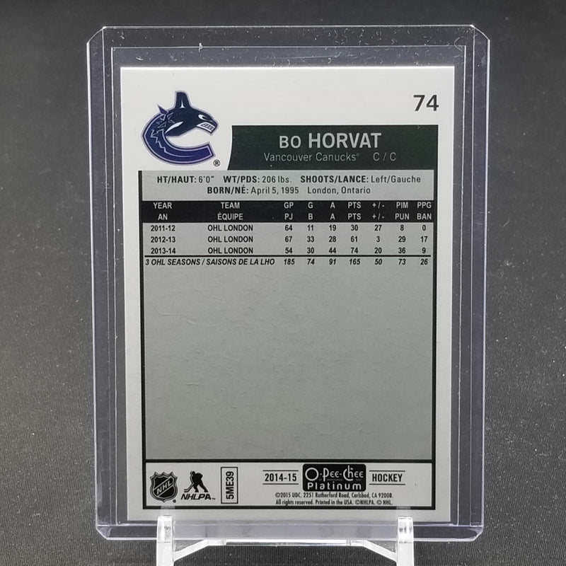 2014 UPPER DECK O-PEE-CHEE PLATINUM - RETRO - B. HORVAT -