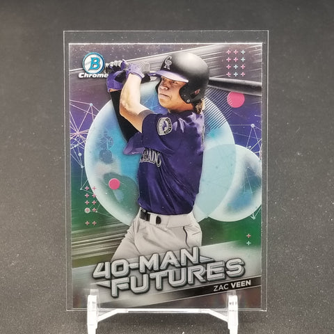 2021 TOPPS BOWMAN CHROME - 40-MAN FUTURES - Z. VEEN - #FMF-7