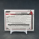 2021 TOPPS BOWMAN CHROME - BLACK & WHITE MINI DIAMOND REFRACTOR - K. ROBINSON -