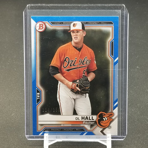 2021 TOPPS BOWMAN - BLUE - D. HALL - #BP-122 - #'D/150