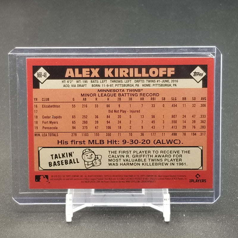 2021 TOPPS - 35TH ANNIVERSARY - A. KIRILLOFF -