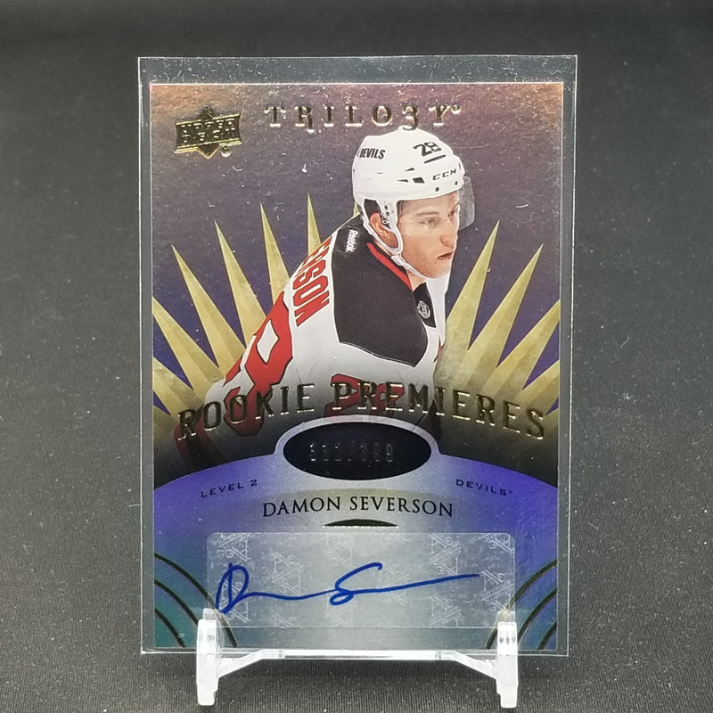 2014 UPPER DECK TRILOGY - ROOKIE PREMIERES - D. SEVERSON - #152 - #'D/399 - AUTOGRAPH - RC