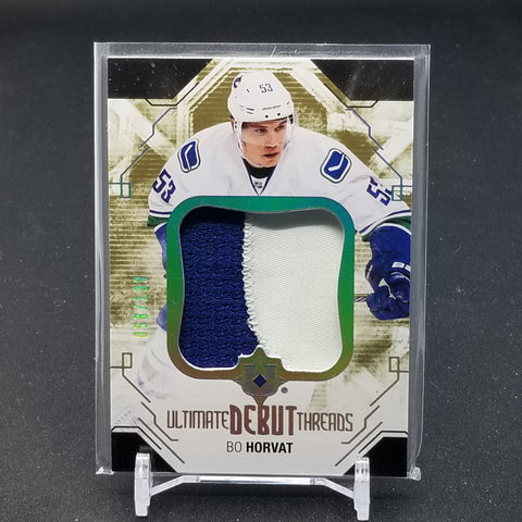 2014 UPPER DECK ULTIMATE COLLECTION - ULTIMATE DEBUT THREADS - B. HORVAT - #DT-BH - #'D/100 - RELIC - RC